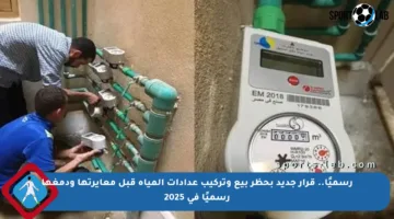 رسميًا.. قرار جديد بحظر بيع وتركيب عدادات المياه قبل معايرتها ودمغها رسميًا في 2025